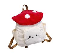GKYQVE Mochilas de hongos para mujer, con cordón, mochila casual, mochila de viaje, mochila de pana, mochila escolar, bolsa para libros escolares, Red, spots, Mass Beauty