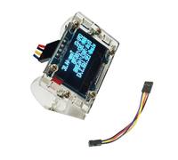 GKYQVE Módulo de pantalla de 0.96 pulgadas, 128 x 64 pulgadas, bajo consumo de energía para aplicaciones electrónicas, módulo de visualización