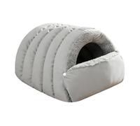 GKYQVE Nido cerrado acolchado suave para gatitos y razas pequeñas que proporciona un espacio de descanso cómodo y seguro, cama cálida para gatos