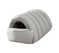 GKYQVE Nido cerrado acolchado suave para gatitos y razas pequeñas que proporciona un espacio de descanso cómodo y seguro, cama cálida para gatos