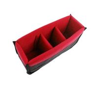 GKYQVE Organizador portátil a prueba de golpes para cámara réflex digital para viajes y fotografía al aire libre, bolsa para cámara réflex digital, Red