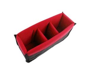 GKYQVE Organizador portátil a prueba de golpes para cámara réflex digital para viajes y fotografía al aire libre, bolsa para cámara réflex digital, Red