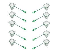 GKYQVE Paquete de 10 accesorios de mantenimiento de red de limpieza para un manejo eficiente de peces y eliminación de desechos en acuarios, accesorios de limpieza de tanques