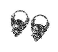 GKYQVE Paquete de 2 piercings de acero inoxidable con bisagras, piercing de nariz y tragus, joyería para trajes de moda, joyería corporal de moda, One Size, como se describe, como se describe