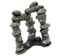 GKYQVE Piedra apilada para peceras, acuarios, paisajismo, suculentas, adorno de plantas, refugio, rocalla, decoración de paisaje