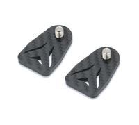 GKYQVE Potente soporte de fibra de carbono para ciclo, carga de 150 kg, almohadilla de goma antideslizante, plan flexible permanente, velocipede fibras de carbono, ayuda para pies, reposapiés para