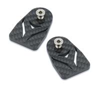 GKYQVE Potente soporte de fibra de carbono para ciclo, carga de 150 kg, almohadilla de goma antideslizante, plan flexible permanente, velocipede fibras de carbono, ayuda para pies, reposapiés para