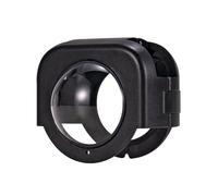 GKYQVE Protectores de lente de cámara deportiva de cristal transparente para protección 360, dureza 9H, cubierta altamente translúcida