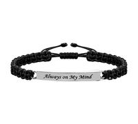 GKYQVE Pulseras conmemorativas de acero inoxidable para cenizas de mascotas y cabello, joyas de cremación, recuerdos de pérdida, joyería conmemorativa de acero inoxidable