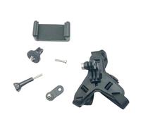 GKYQVE Soporte multiusos para casco de motocicleta con diseño de abrazadera de teléfono, compatible con cámaras deportivas y teléfonos, soporte multiusos para cascos deportivos
