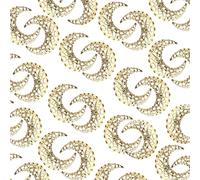 GKYQVE Suministros de manualidades para decoración de media luna hueca de metal para decoraciones hechas a mano y accesorios de metal, talla única, como se describe, como se describe