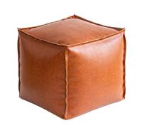 GKYQVE Taburete de piel sintética suave con compartimento oculto, ideal para decoración de sala de estar, dormitorio, piel sintética, otomana de almacenamiento