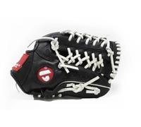 GL-115 RH Guante de Béisbol Cuero competitivo Infield 11.5, Negro (RH (para zurdo El Guante se Puerta a la Derecha))