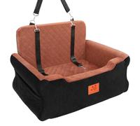 GL GLENSLAVE Asiento de coche para perros medianos/grandes (negro/marrón)