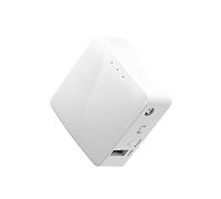 GL.iNet GL-AR150 (White) Mini enrutador de viaje, convertidor Wi-Fi, OpenWrt preinstalado, puente repetidor, alto rendimiento de 150Mbps, OpenVPN, Wireguard, puerta de enlace IoT programable