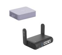 GL.iNet MT5000 (Brume 3) High-Speed Wired VPN Security&GL.iNet AXT1800 (Slate AX) Router WiFi 6