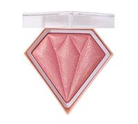 GL-Turelifes Diamond Highlighter Paleta, polvo resaltador, Shimmer Powder, Bronzer Highlighter Paleta en polvo, Polvo iluminador, Highlighting Shimmering Paleta (# 05 rosa)