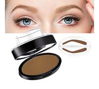 GL-Turelifes Kit de polvo para sellos de cejas, perfecto para cejas con sello de energía natural, herramienta de maquillaje delicada para profesionales y principiantes (#5 curvado (marrón claro))