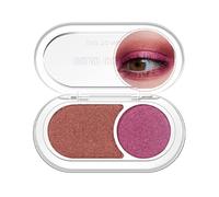 GL-Turelifes Paleta de sombras de ojos holográficas de doble purpurina, color perla metálica, sombra de ojos brillante en la esquina interior, iluminador de ojos cremoso mini ojo iridescent Fairy