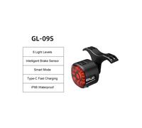 (GL09S smart) GIYO Fanali posteriori per bicicletta, luce normale/intelligente, MTB, bici da strada,