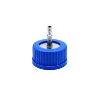 GL45 - Tapón para botella de laboratorio, tamaño mediano | Tapa de llenado con rosca para el flujo de trabajo, depósito de fermentación
