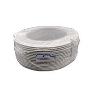 Glac Store® Cable de alarma de 2 x 0,22 mm, bobina de 100 metros, CCA, blindado profesional