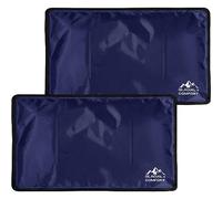 Glacial Comfort Paquete de hielo de gel para dolor de espalda (21 x 13 pulgadas), almohadillas frías reutilizables para lesiones de cadera, rodilla, hombro, tensiones musculares, migraña y