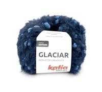 GLACIAR de Katia en ovillos de 100 gramos y 50 metros. (306 - Tejano-Azul)
