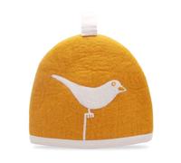 Glaciart One Funda acogedora para tetera de lana, con forma de cúpula, para tetera o prensa francesa, hecha a mano y fieltro de aguja de lana natural, calienta hasta 2 horas, ideal como regalo