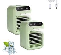 Glacier Breeze Ac, 2025 New Glacier Breeze Portable Air Conditioner Fan Instant Cooling, Ultra-Quiet, Evaporative Cooler Portable Ac, Stay Chilling Cool This Summer (2mix6)