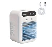Glacier Breeze Ac, Glacier Breeze Portable Ac Unit, Evaporative Cooler Portable Air Conditioner, Built In 500ml Water Tank, for Home, Bedroom, Office, and Outdoor (1PCS)
