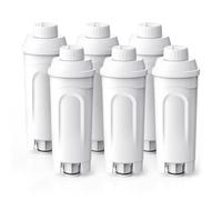 GLACIER FRESH 6x Filtros de Agua DLSC002 para Cafeteras DeLonghi | Repuesto Compatible con ECAM, ETAM, EPAM, ESAM, EC9335, EC680, EC685, EC860