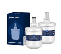 GLACIER FRESH DA29-00003G Filtro de agua para nevera, compatible con Samsung Aqua Pure Plus DA29-00003G, DA29-00003B, DA29-00003F, HAFCU1/XAA HAFIN1/EXP, APP100, WF289, paquete de 2