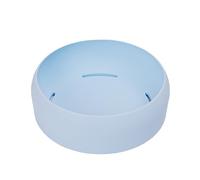 GLACIER FRESH Funda protectora de base de silicona compatible con jarra con filtro de agua de vidrio Brita: evita roturas, proporciona resistencia al deslizamiento y aislamiento térmico (Azul)