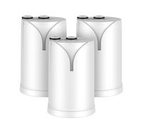 GLACIER FRESH On Tap V (600L-3uds) Cartucho de filtro de agua, compatible con Brita® On Tap V/Pro V-MF/HF, el filtro de carbón reduce el 99% de cloro, PFAS, microplásticos, metales y malos olores