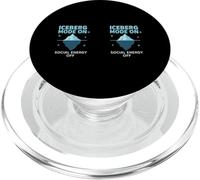 Glacier Iceberg Minimalista Ártico Naturaleza Regalo PopSockets PopGrip para MagSafe