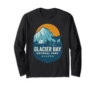 Glacier National Park Camisa Whale Glacier Scenic Manga Larga