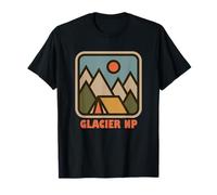 Glacier National Park in Canada Nature Tent Camping Vacation Camiseta