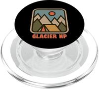 Glacier National Park in Canada Nature Tent Camping Vacation PopSockets PopGrip para MagSafe
