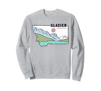 Glacier National Park Montana Sudadera