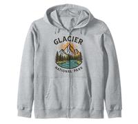 Glacier National Park Montana Sudadera con Capucha