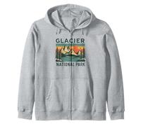 Glacier National Park Montana Sudadera con Capucha