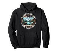 Glacier National Park Montana USA Explorar Wilderness Emblema Sudadera con Capucha