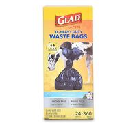GLAD Value Pack - 360 bolsas grandes de basura (24 rollos perfumados)