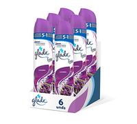 Glade Aerosol - Ambientador Spray, Esencia para casa y baño fragancia Lavanda, Pack de 6 Unidades, 300ml, El embalaje puede variar