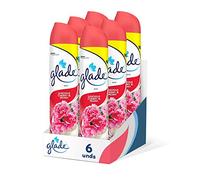 Glade® Aerosol - Ambientador Spray contra malos olores. Esencia para casa y baño fragancia Peonia Cereza, 1 unidad, 300ml