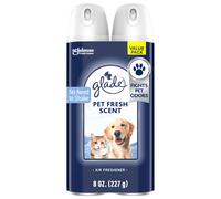 Glade Air Ambreskener Room Spray Pet olor a olor fresco de olor para ofrecer una frescura duradera 8 oz 2 recuento