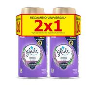 Glade Ambientador Automático Lavanda, con Aceites Esenciales, Dura Hasta 60 Días, 2 Recambios