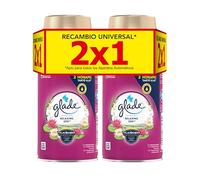Glade Ambientador Automático Relaxing Zen, con Aceites Esenciales, Dura Hasta 60 Días, 2 Recambios