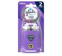 Glade Ambientador Automático Sense & Spray con Sensor de Movimiento, Fragancia Lavanda y Aloe, Duo Pack, 2 Recambios, 2 Unidad (Paquete de 1), 2
